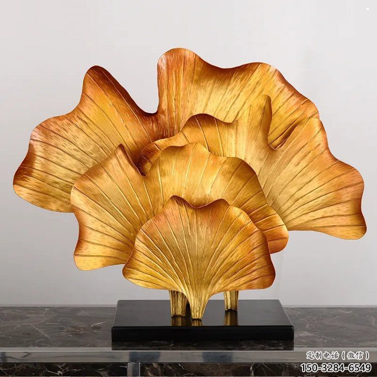 銀杏葉雕塑標準，烤漆工藝，不銹鋼銀杏葉雕塑精品