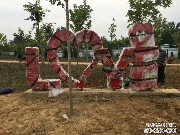 景觀love雕塑造型供需，廣場(chǎng)雕塑，不銹鋼love雕塑選用