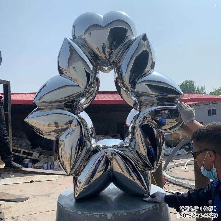 景觀心心相印雕塑