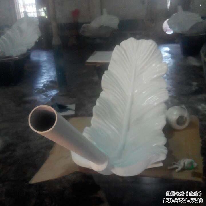 羽毛雕塑服務商，噴泉雕塑，玻璃鋼羽毛雕塑訂做