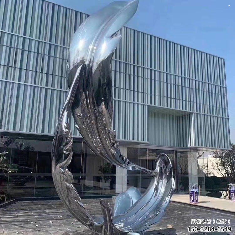 羽毛雕塑訂做，景區(qū)雕塑，鏡面羽毛雕塑定價