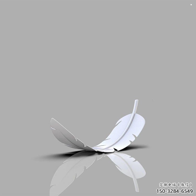 景區羽毛雕塑優選，圓雕體系，城市烤漆羽毛雕塑選定