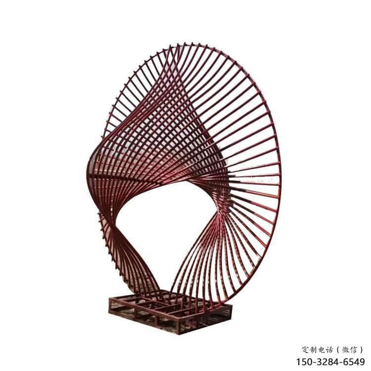 地產(chǎn)圓環(huán)雕塑供應，地標擺件，鏤空圓環(huán)雕塑制造