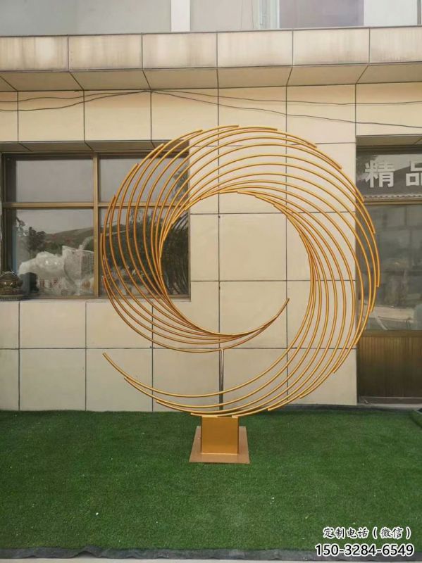 圓環雕塑定價，景觀雕塑，鏤空圓環雕塑廠家批發