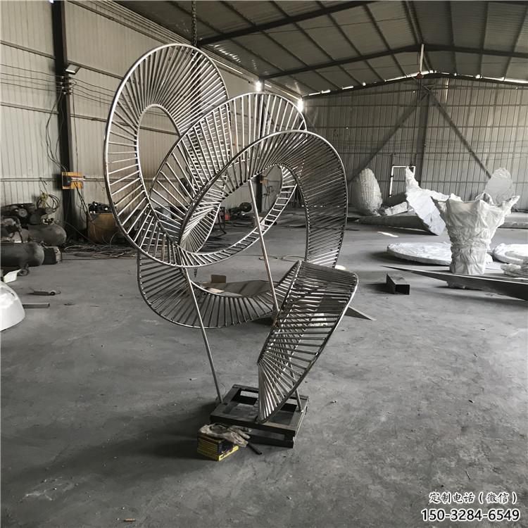 圓環雕塑精選，街道標識，鏤空圓環雕塑指用