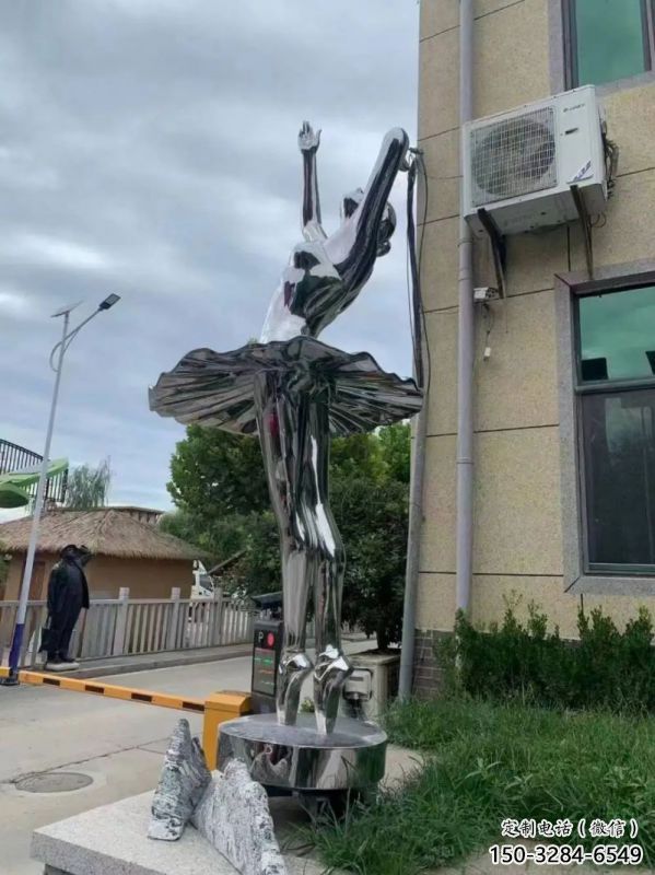 舞者雕塑制作優(yōu)選，戶外雕塑，軟裝圓環(huán)舞者雕塑優(yōu)選