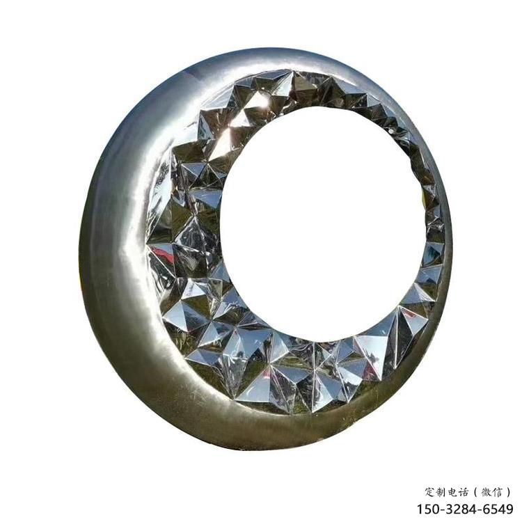 圓圈雕塑批發，鍛造工藝，不銹鋼圓圈雕塑廠家承接