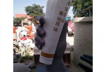 手卷雕塑通用，陸地擺件，各類玻璃鋼手卷雕塑點擊