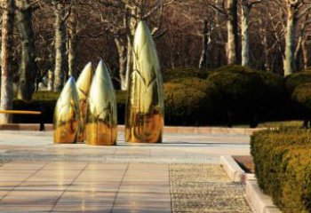 竹筍雕塑制造，戶外擺放，不銹鋼竹筍雕塑定制廠家