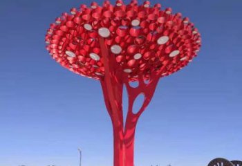 大型樹干雕塑公司，花園小品，不銹鋼樹干雕塑常用