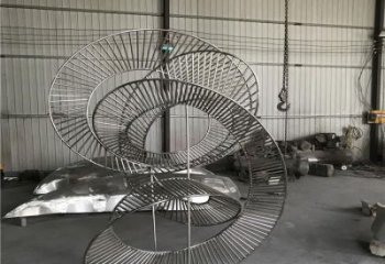 圓環(huán)雕塑批發(fā)，靜態(tài)雕塑，主題鏤空圓環(huán)雕塑標準