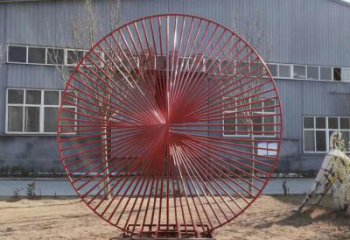 圓環(huán)雕塑生產，白鋼構件，美陳鏤空圓環(huán)雕塑通用