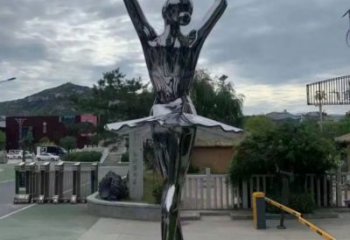 舞者雕塑定做，廣場雕塑，室外圓環(huán)舞者雕塑提供