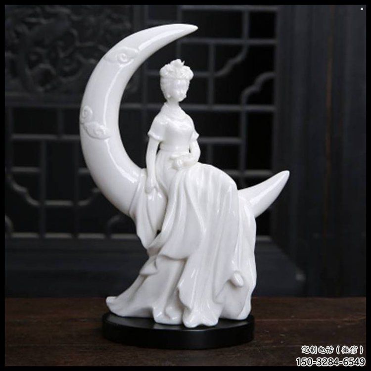 月亮雕塑優價，鋼管組合，月亮仙子雕塑異型特供