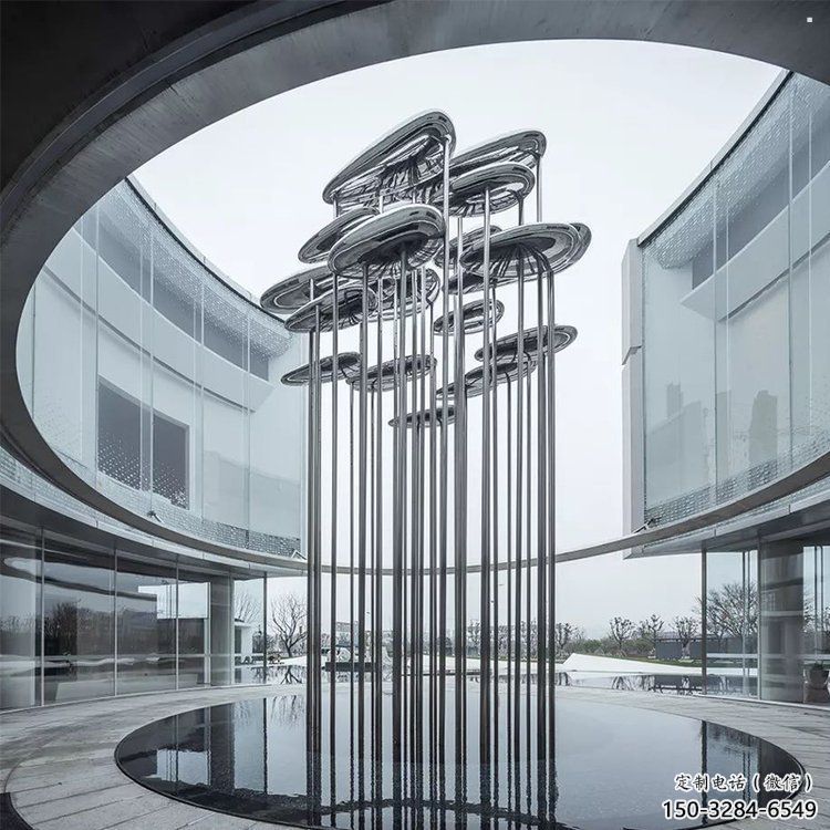 祥云雕塑標(biāo)準(zhǔn)，廣場(chǎng)雕塑，不銹鋼祥云雕塑供給