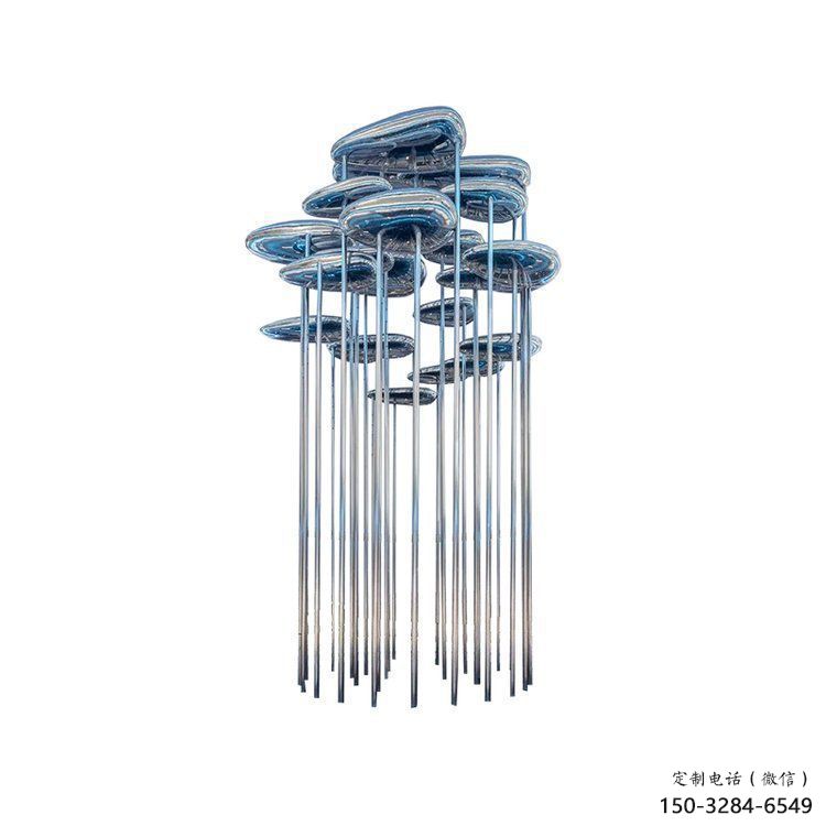 祥云雕塑制作，園林裝飾，建筑不銹鋼祥云雕塑廠家