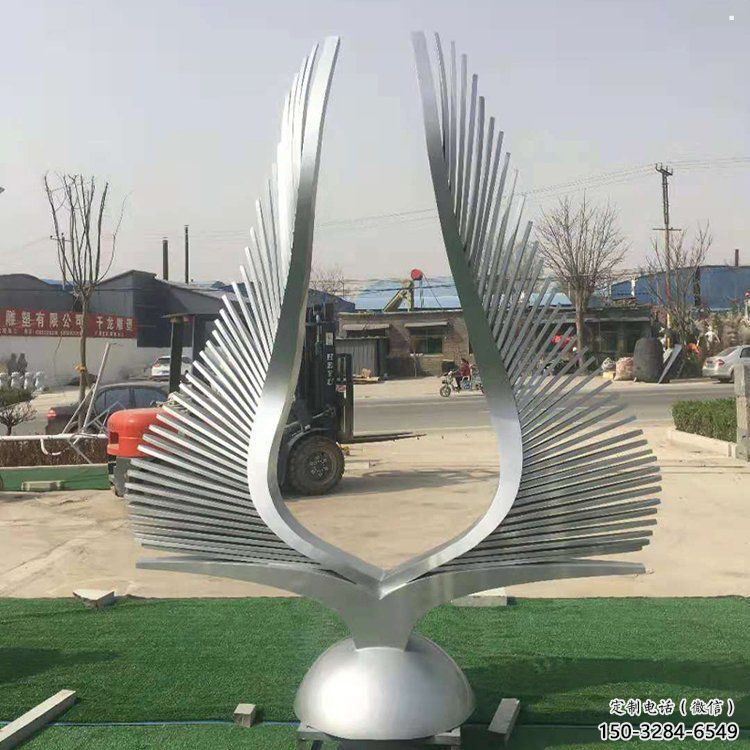 發(fā)光鳳尾雕塑