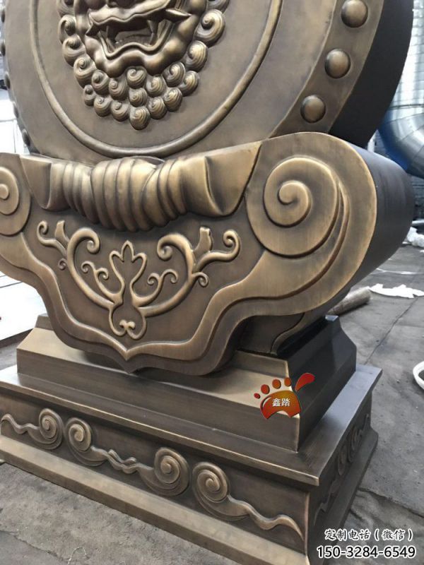 抱箍鑄造觀賞型，露天雕塑，鑄銅抱箍雕塑訂做