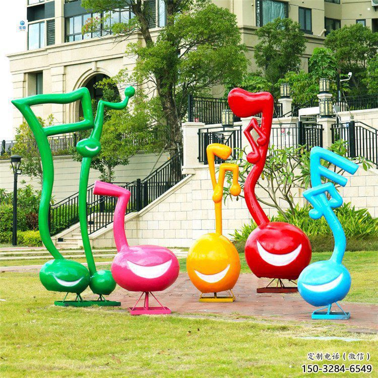 音樂符號雕塑供應，校園雕塑，音樂符號雕塑素材制造
