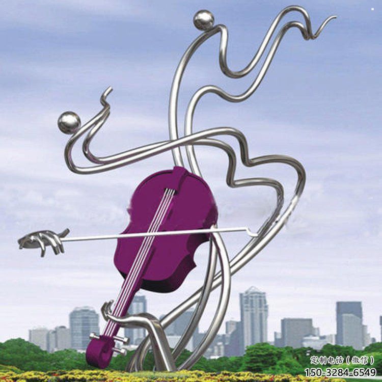 音樂符號雕塑生產，白鋼構件，白鋼音樂符號雕塑通用