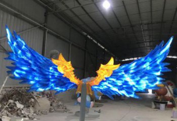 羽翼雕塑觀賞型，公園小品，不銹鋼羽翼雕塑常用