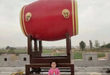 抽象戰(zhàn)鼓雕塑