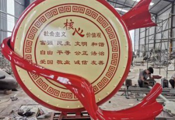 現(xiàn)代戰(zhàn)鼓雕塑