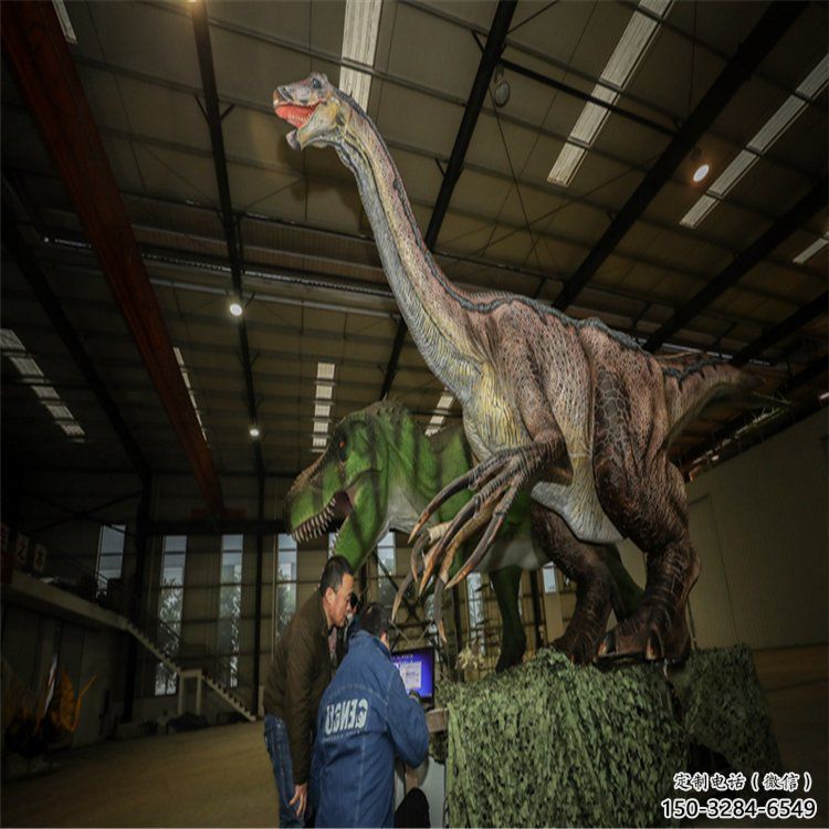 亳州戶外恐龍雕塑通用，多彩藝術，景觀玻璃鋼恐龍雕塑供應