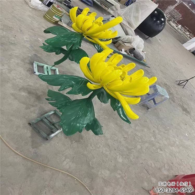 長樂景區(qū)菊花雕塑優(yōu)選，圓雕體系，城市菊花雕塑選定