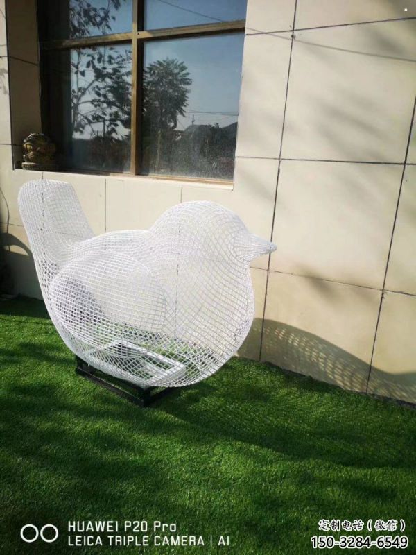 平?jīng)鲧U空鳥雕塑供需，透雕系列，鐵藝小鳥雕塑制造商