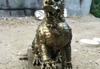 阜陽校園麒麟雕塑，拉絲海洋雕塑，卡通主題