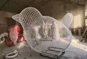 武威鏤空小鳥雕塑精選，陸地擺件，鐵藝鳥兒雕塑精品