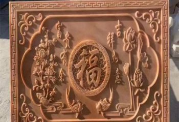 惠州浮雕制造商，室外軟裝，景觀福字浮雕制作廠家