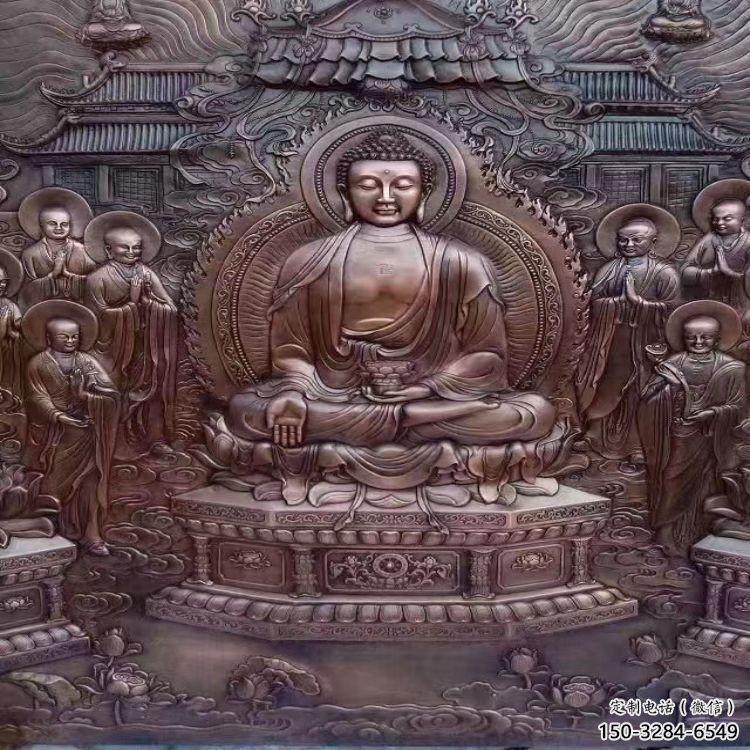 澄邁鍛銅浮雕常用，寺廟景觀，黃銅佛像浮雕生產商