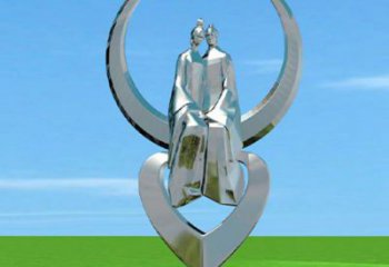 南明創意牛郎織女雕塑