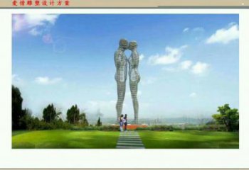 邯鄲鏤空人物雕塑承接，陸地擺件，鐵藝字母人物雕塑制造商