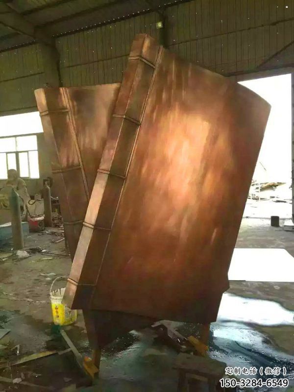 懷化鑄銅書籍供應，街景小品，銅書籍雕塑廠家優價