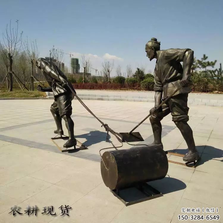 蘇州民俗農(nóng)夫雕塑