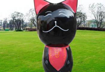 秦淮廣場小貓雕塑，動物擺件，仿古工藝