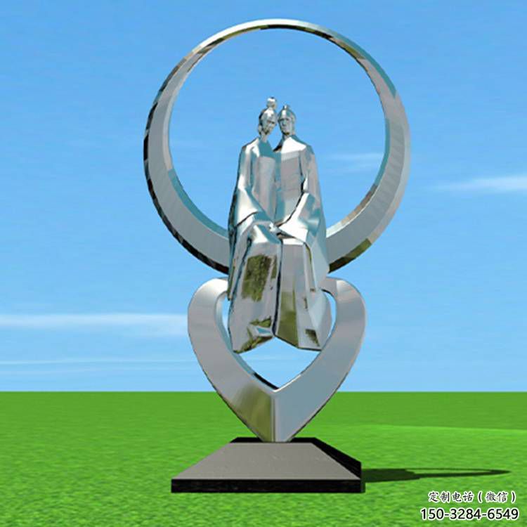 九江創意牛郎織女雕塑