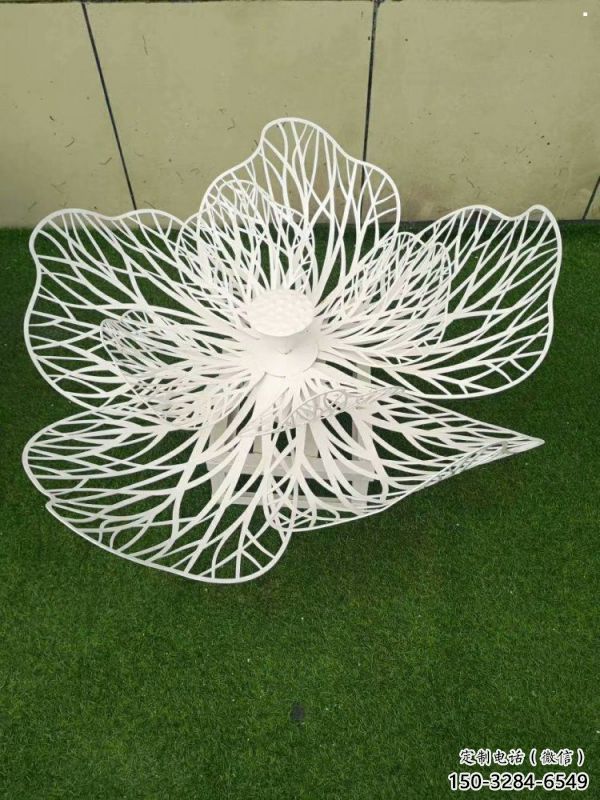 鞍山梨花雕塑供應，城市裝飾，鏤空梨花雕塑廠家優選