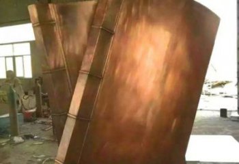 南昌鑄銅書(shū)籍供應(yīng)，街景小品，銅書(shū)籍雕塑廠(chǎng)家優(yōu)價(jià)