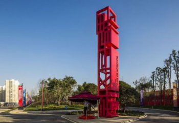 西寧住宅小區精神堡壘雕塑