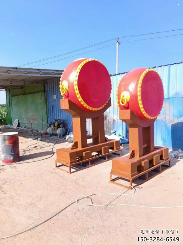 蓮湖景觀戰(zhàn)鼓雕塑