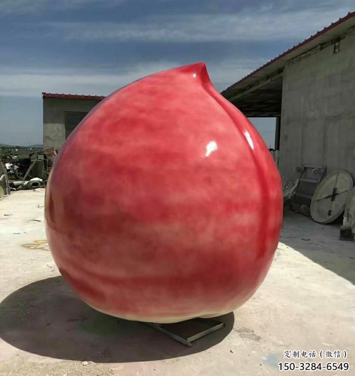 商洛公園壽桃雕塑