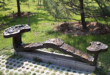 新城景觀如意雕塑優(yōu)選，陸地擺件，園林如意雕塑供應(yīng)