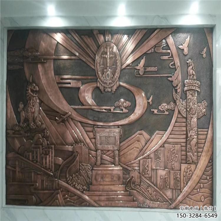 哈密廣場(chǎng)浮雕定價(jià)，村標(biāo)概念，鍛銅浮雕廠家選用