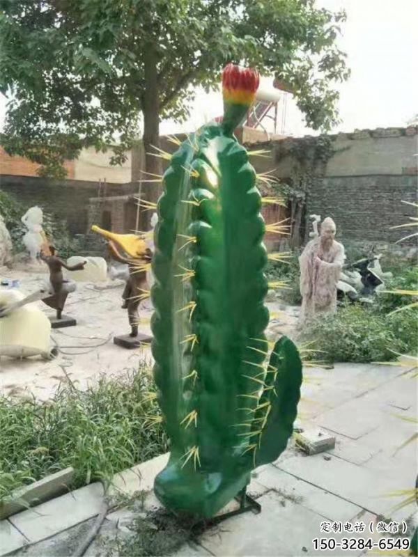 舟山彩繪仙人棒雕塑承接，城市裝飾，仿真仙人棒雕塑公司