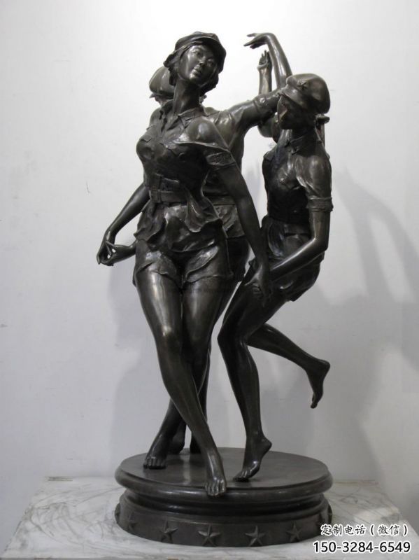 寧波住宅小區(qū)跳舞雕塑