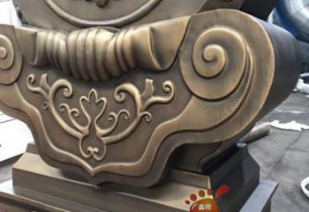 巴音郭楞抱箍鑄造觀賞型，露天雕塑，鑄銅抱箍雕塑訂做